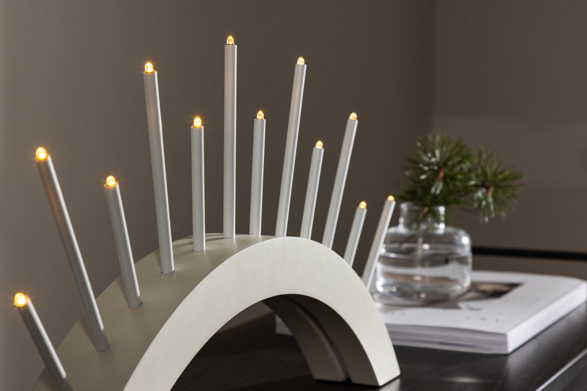 Vianočné osvetlenie Luma - okrúhly oblúk Béžová alebo Czarny