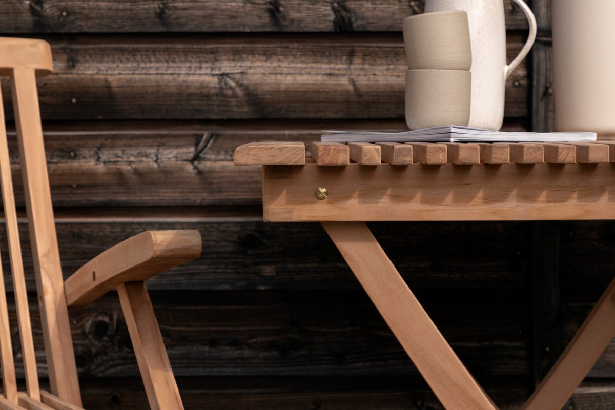 Záhradný stôl Taneva - skladací stôl z kvalitného teakového dreva