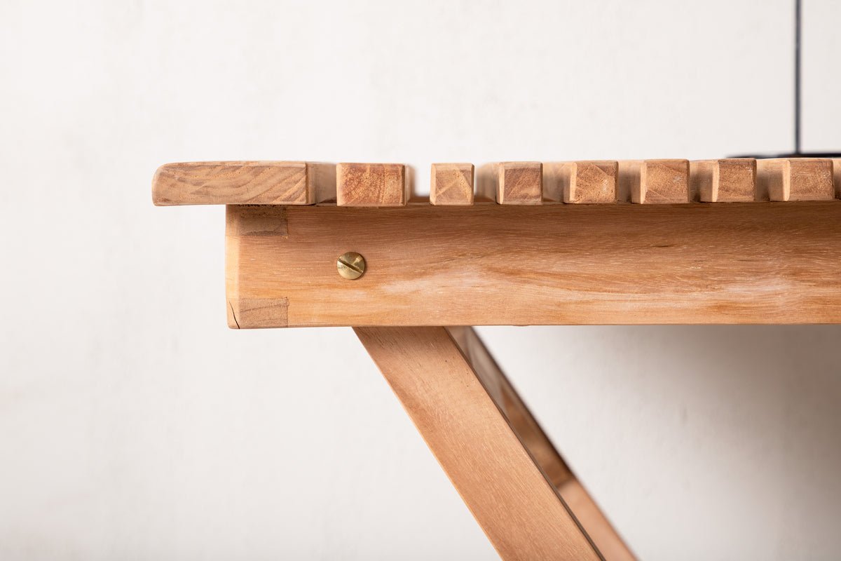 Záhradný stôl Taneva - skladací stôl z kvalitného teakového dreva