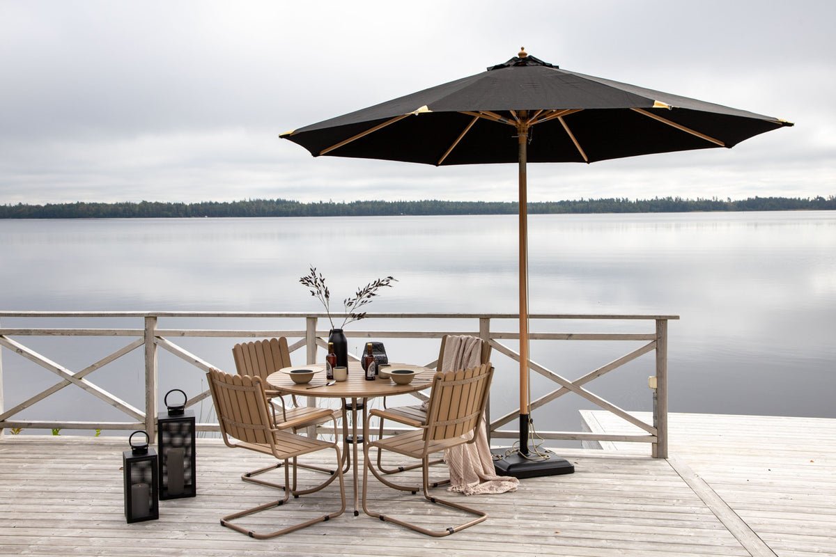 Slnečník Ifta – Ø330 cm v prevedení Czarny alebo Sivá