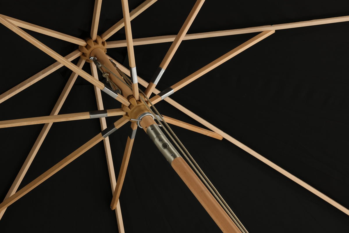 Slnečník Ifta – Ø330 cm v prevedení Czarny alebo Sivá