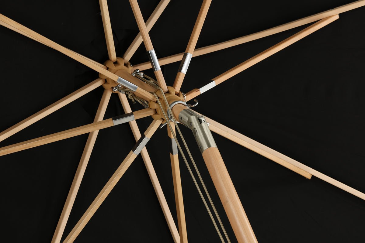 Slnečník Ifta – Ø330 cm v prevedení Czarny alebo Sivá