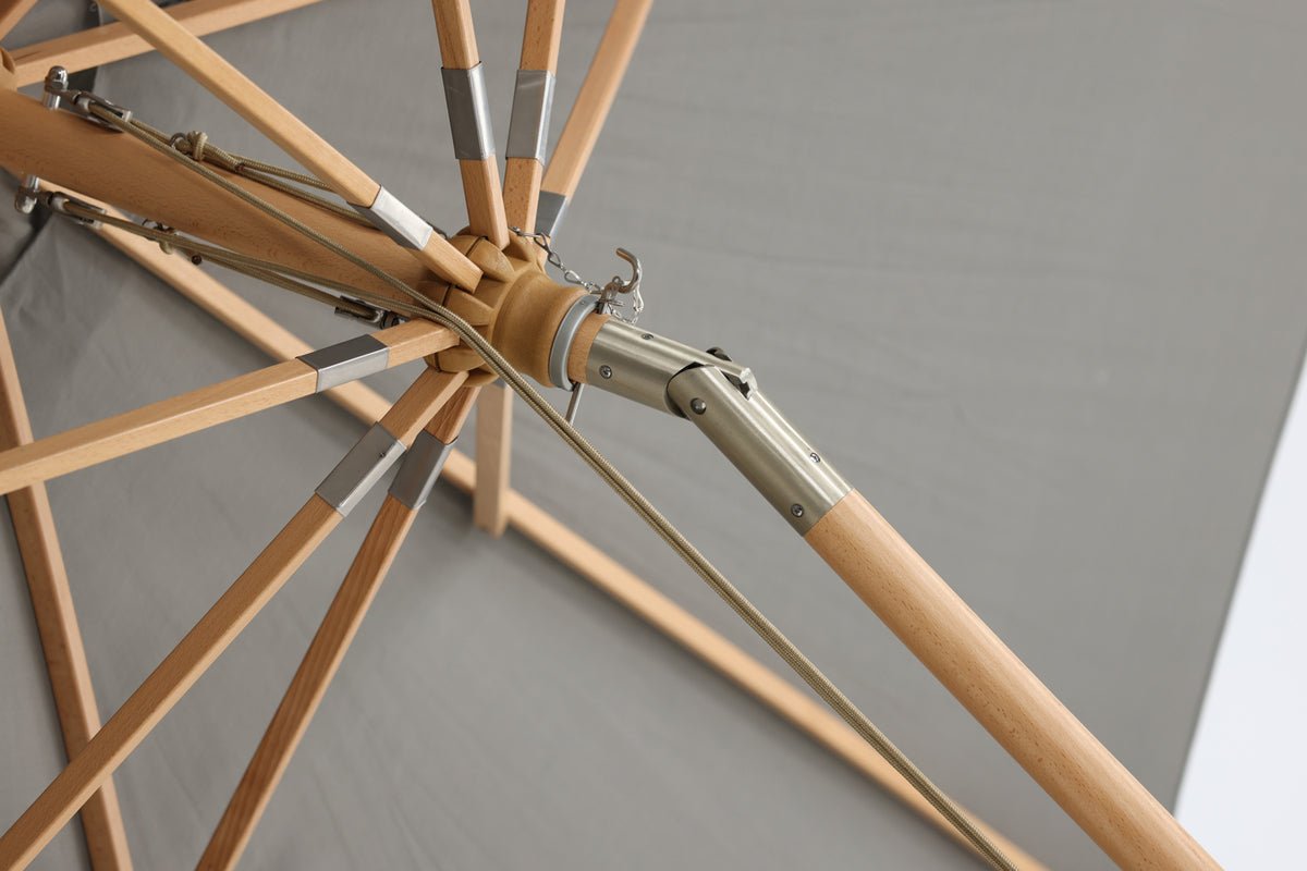 Slnečník Ifta – Ø330 cm v prevedení Czarny alebo Sivá