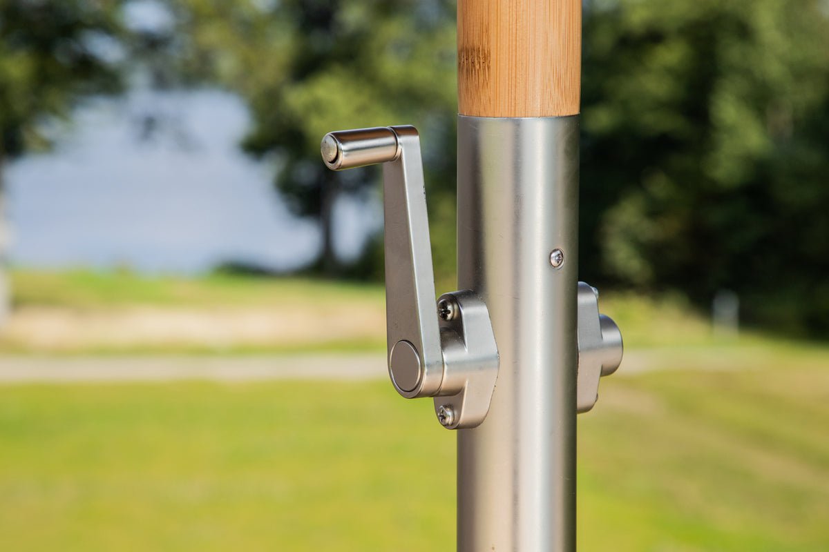 Záhradný slnečník Boho – Ø270 cm v prevedení Czarny alebo Sivá