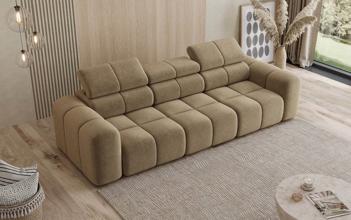 Designer Sofa 3 Sitzer Mia in Chenille