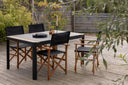 Gartentisch Nuru - Teakholz und Aluminium für Stabilität und Langlebigkeit
