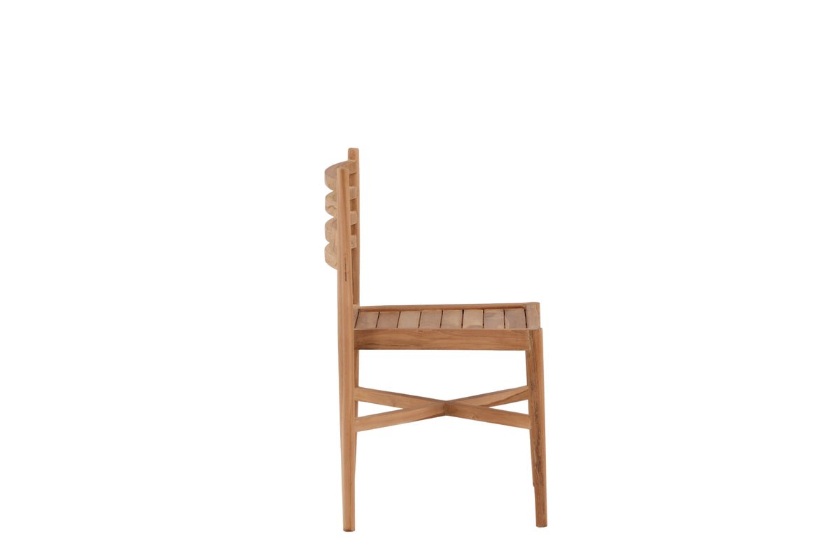 Záhradná stolička Sunrise - z teakového dreva v prírodnom vzhľade