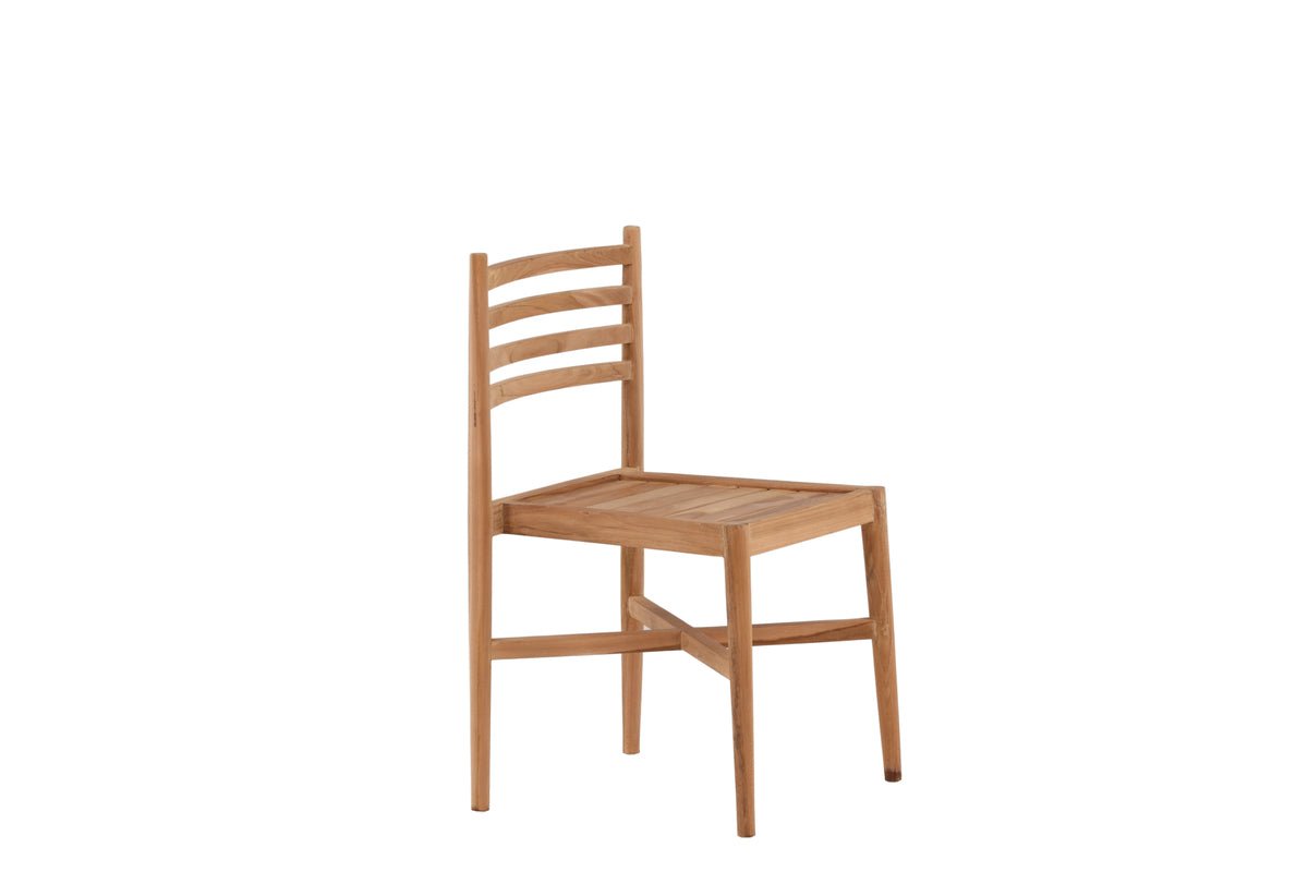 Záhradná stolička Sunrise - z teakového dreva v prírodnom vzhľade