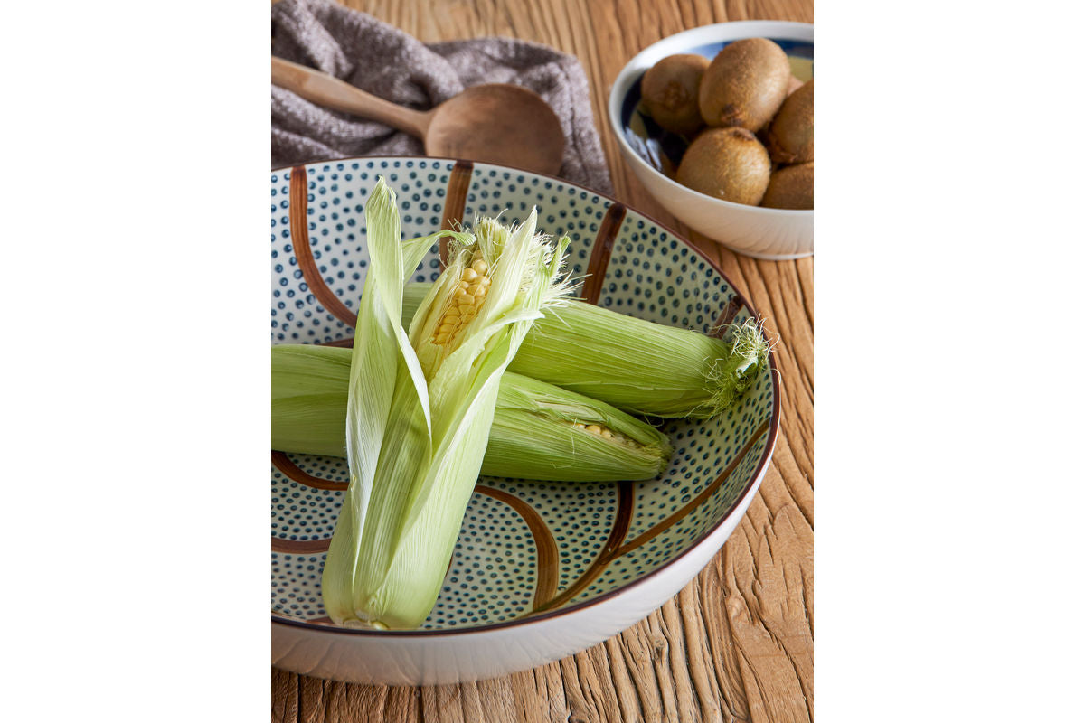 Miska Riona – kamenina s ručne maľovaným vzorom