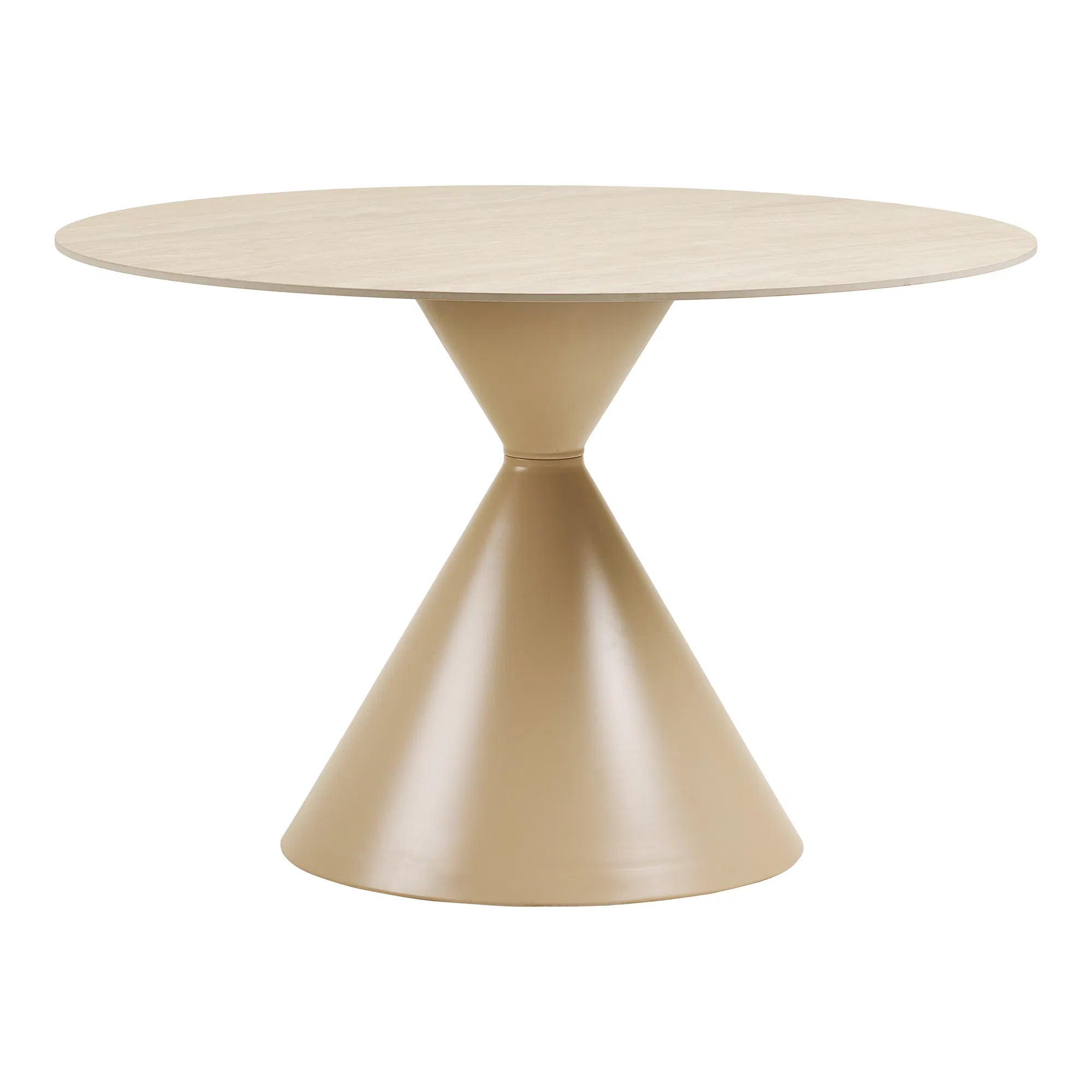 Jedálenský stôl Fjordella - oceľ/keramika v pieskovej