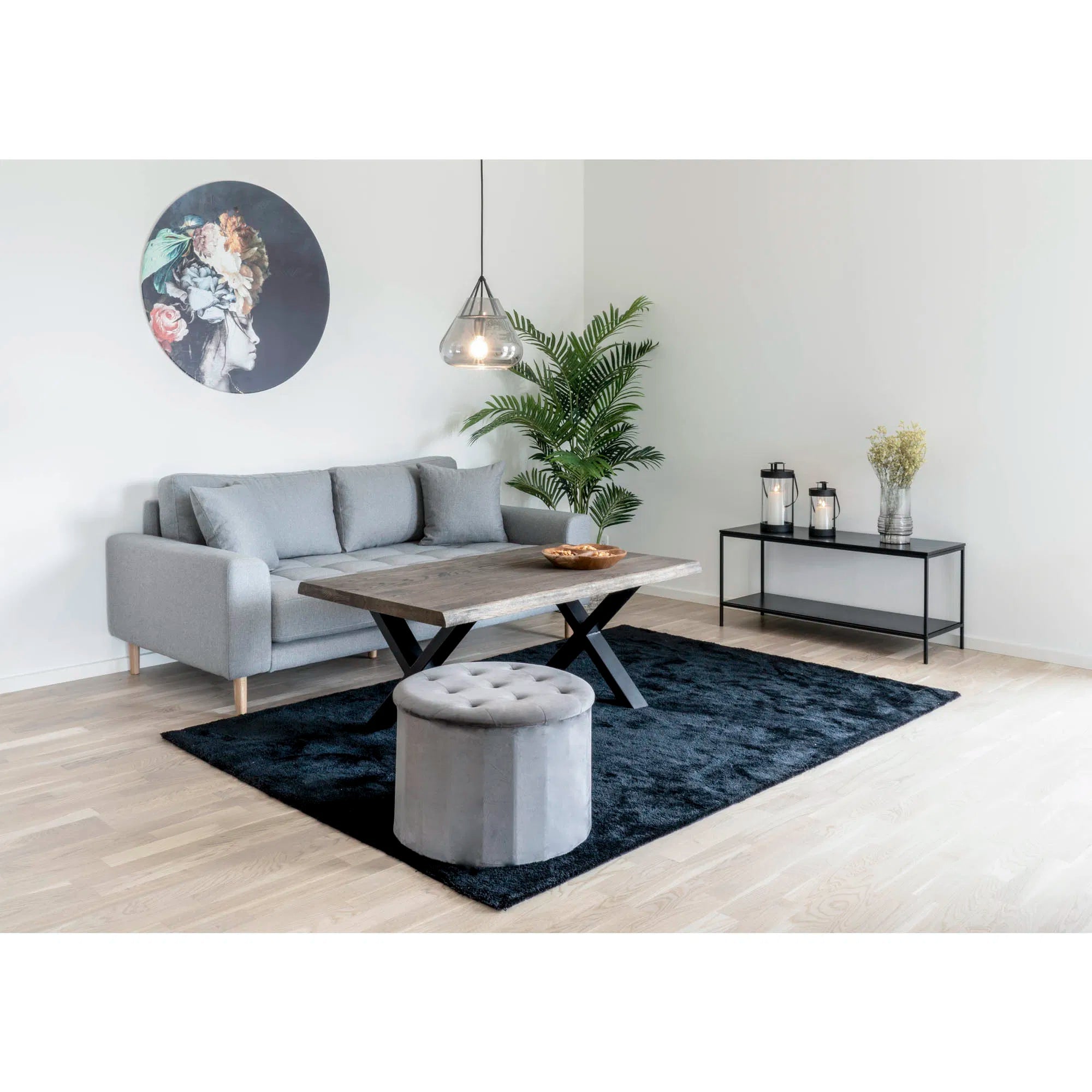 Designer Lowboard Quarto Metallgestell