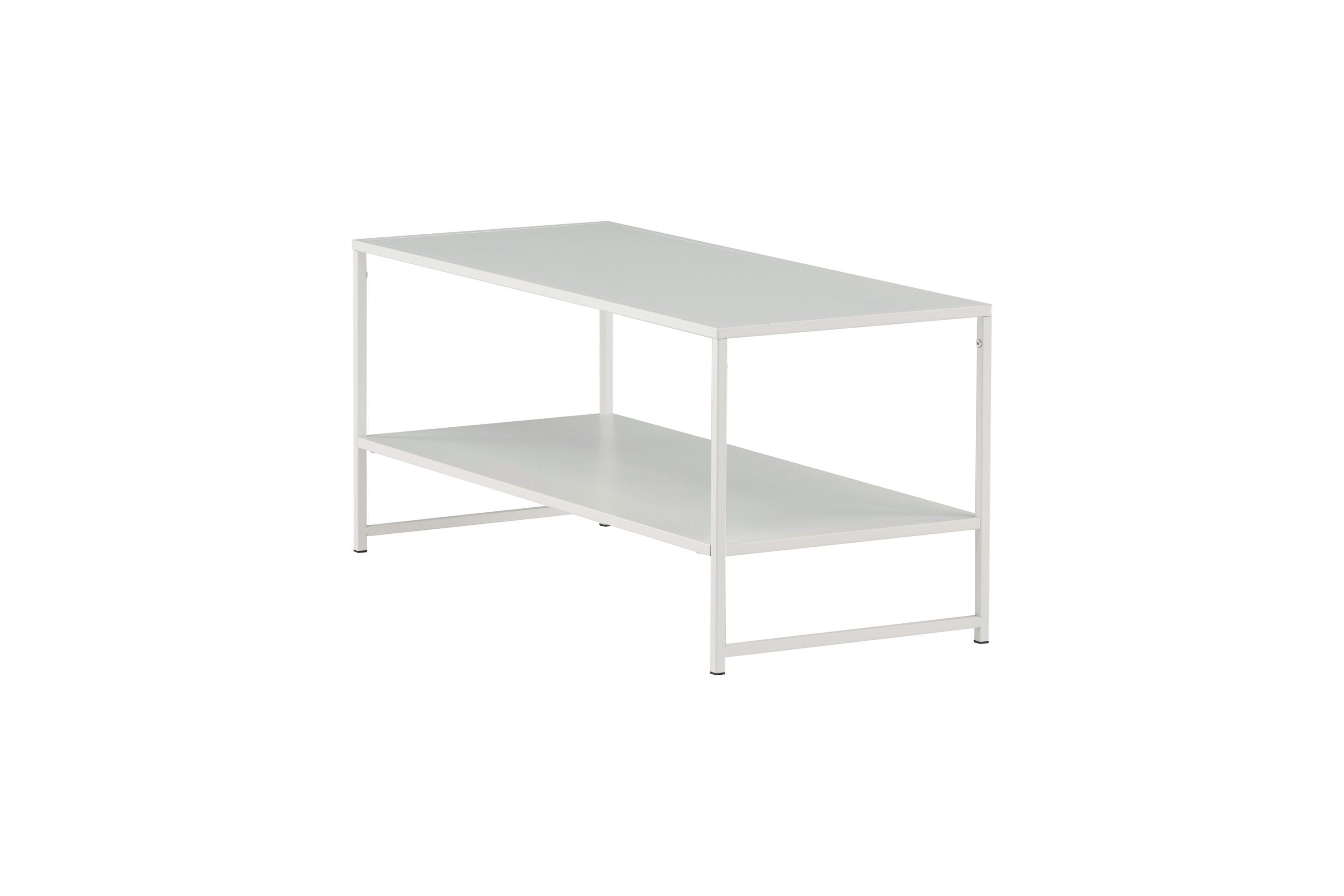 Prístavný stolík Lichtberg - Jednoduchý dizajn v bielej