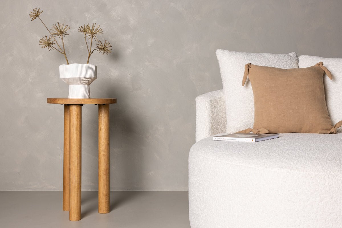 Konferenčný stolík/prístavný stolík Tommy - z gumovníkového dreva