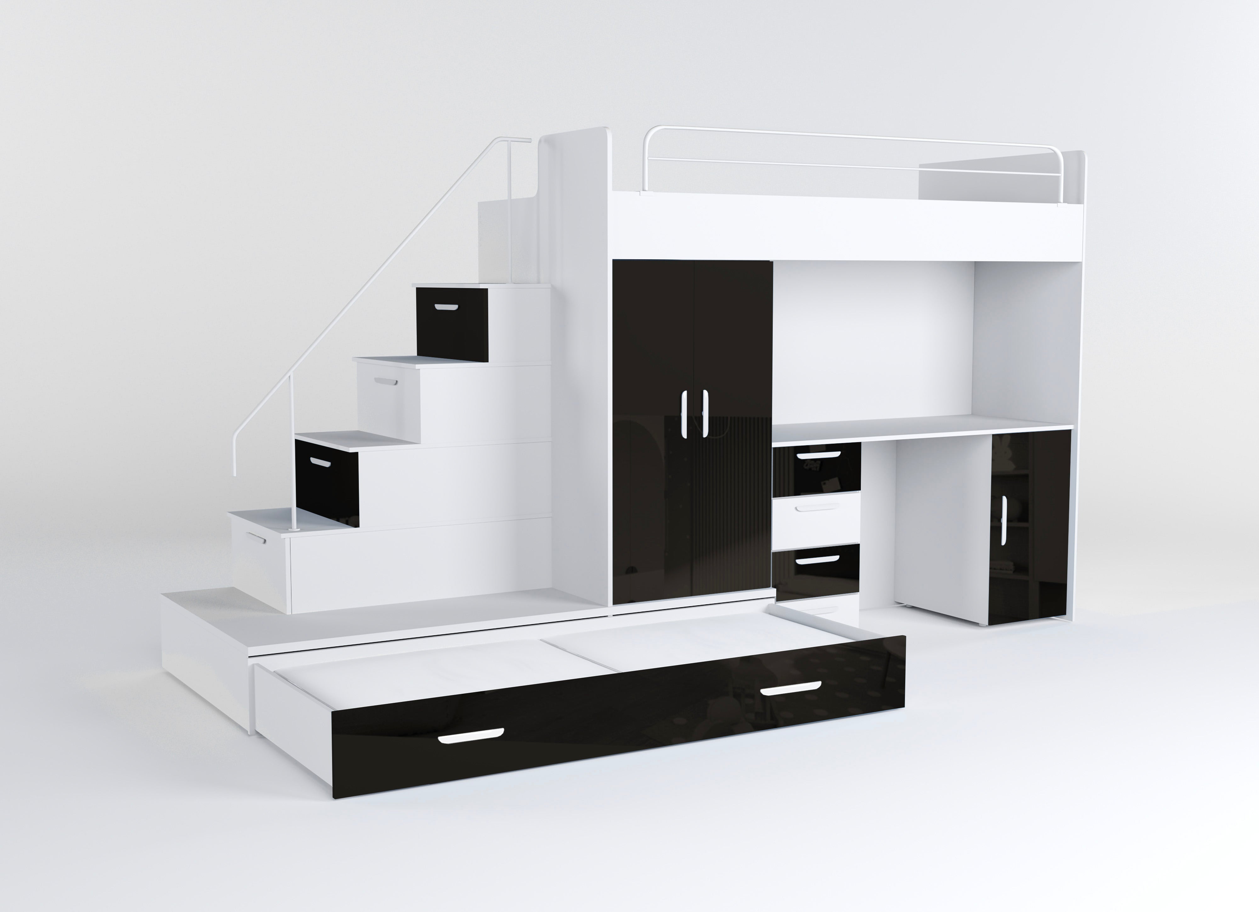 Detská vyvýšená posteľ Adventure