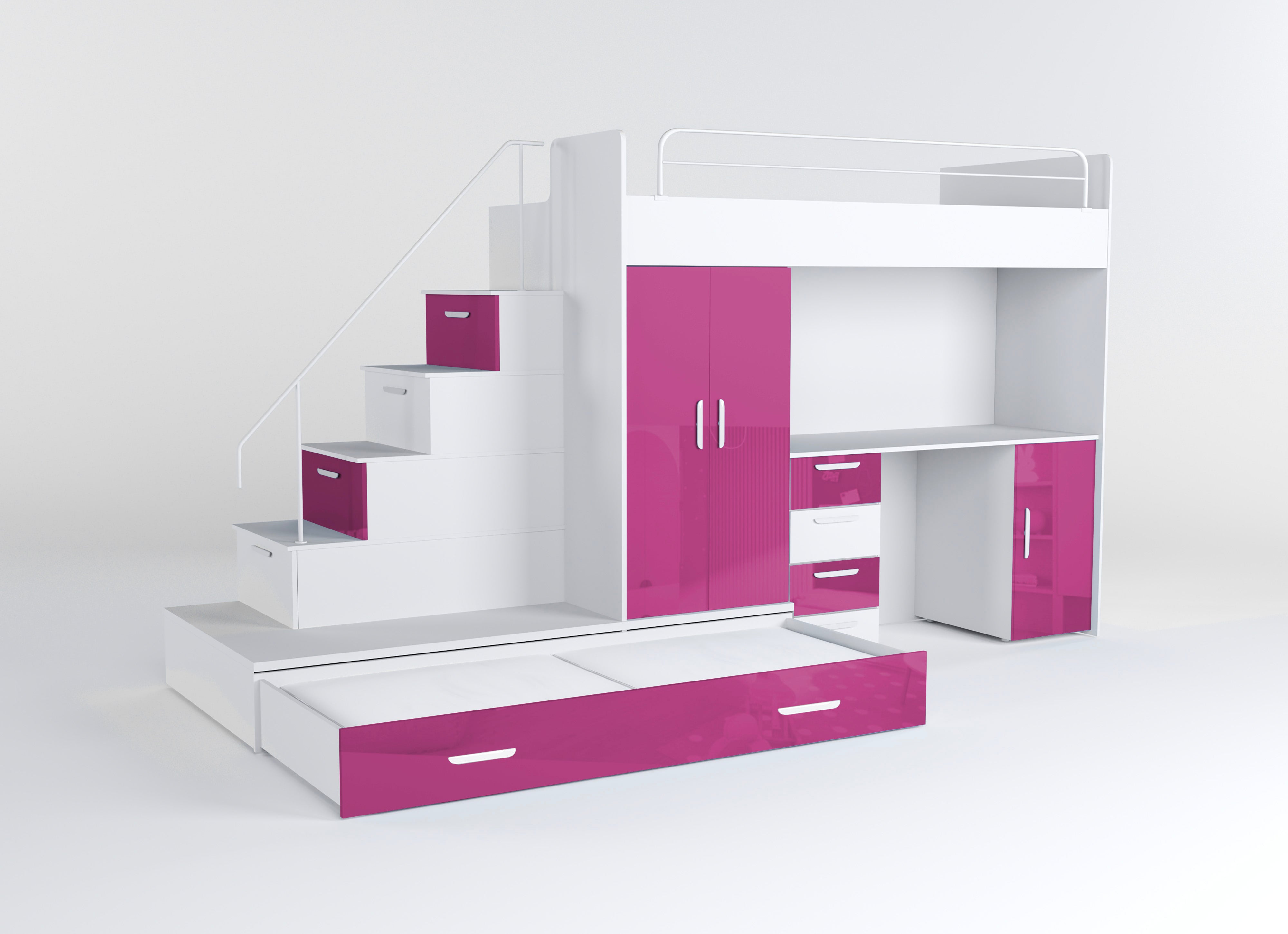 Detská vyvýšená posteľ Adventure