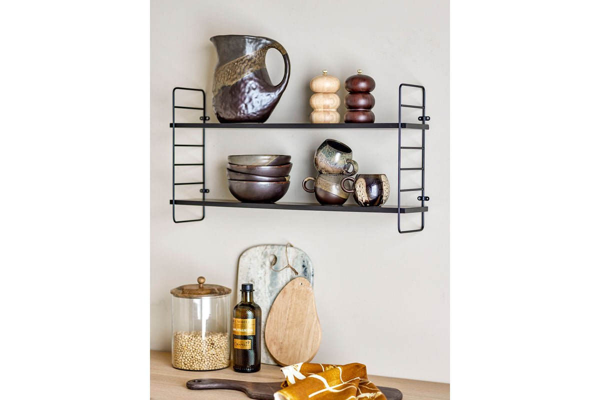 Džbán Mella – kamenina s retro glazúrou v hnedej