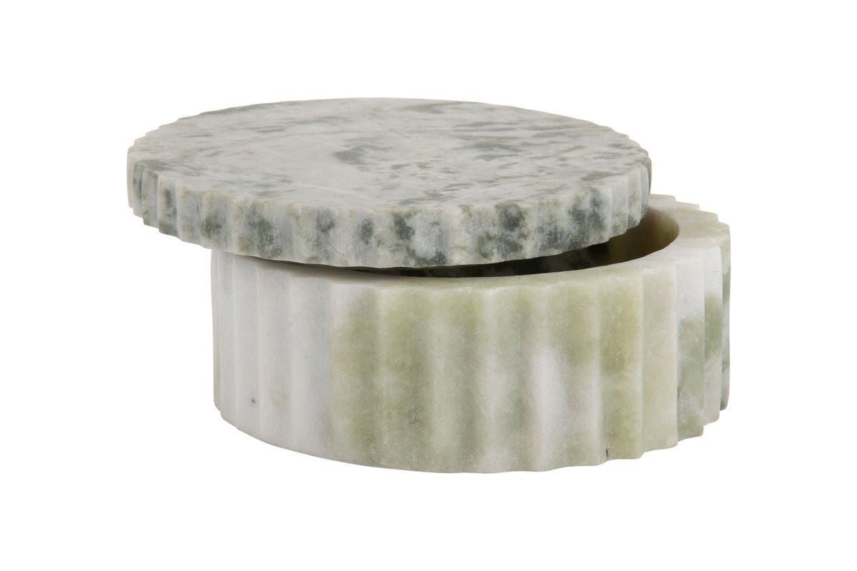 Schale Meliora – gefertigt aus Marmor - mit Deckel