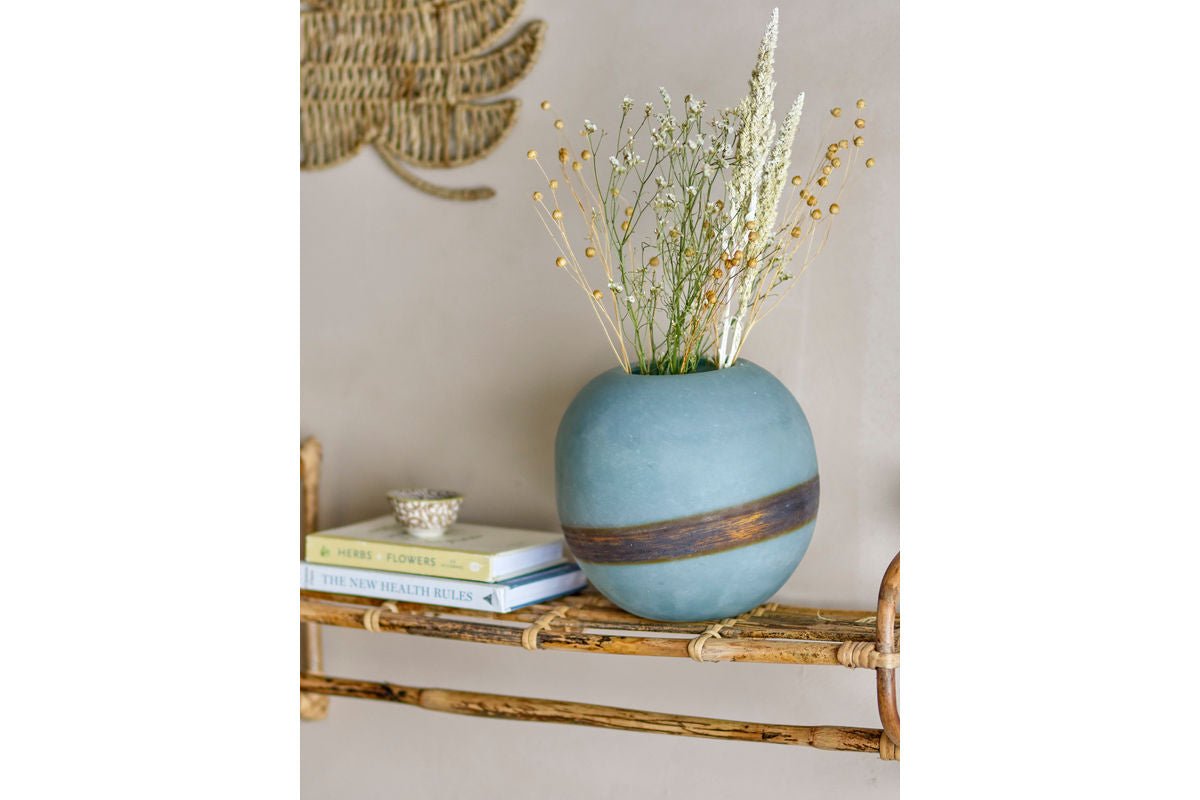 Váza „Feyra“ – modré sklo