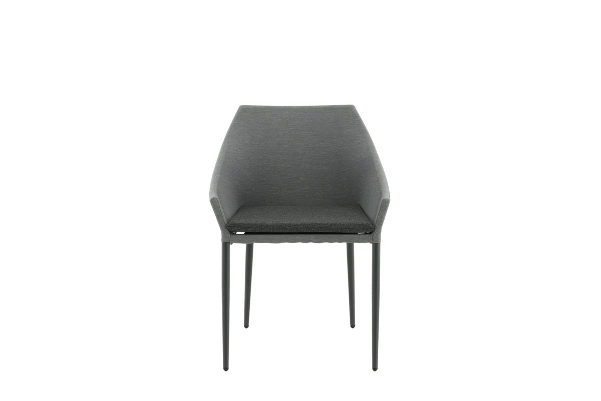 2er Set - Gartenstuhl Sophia aus Aluminium/Polyester