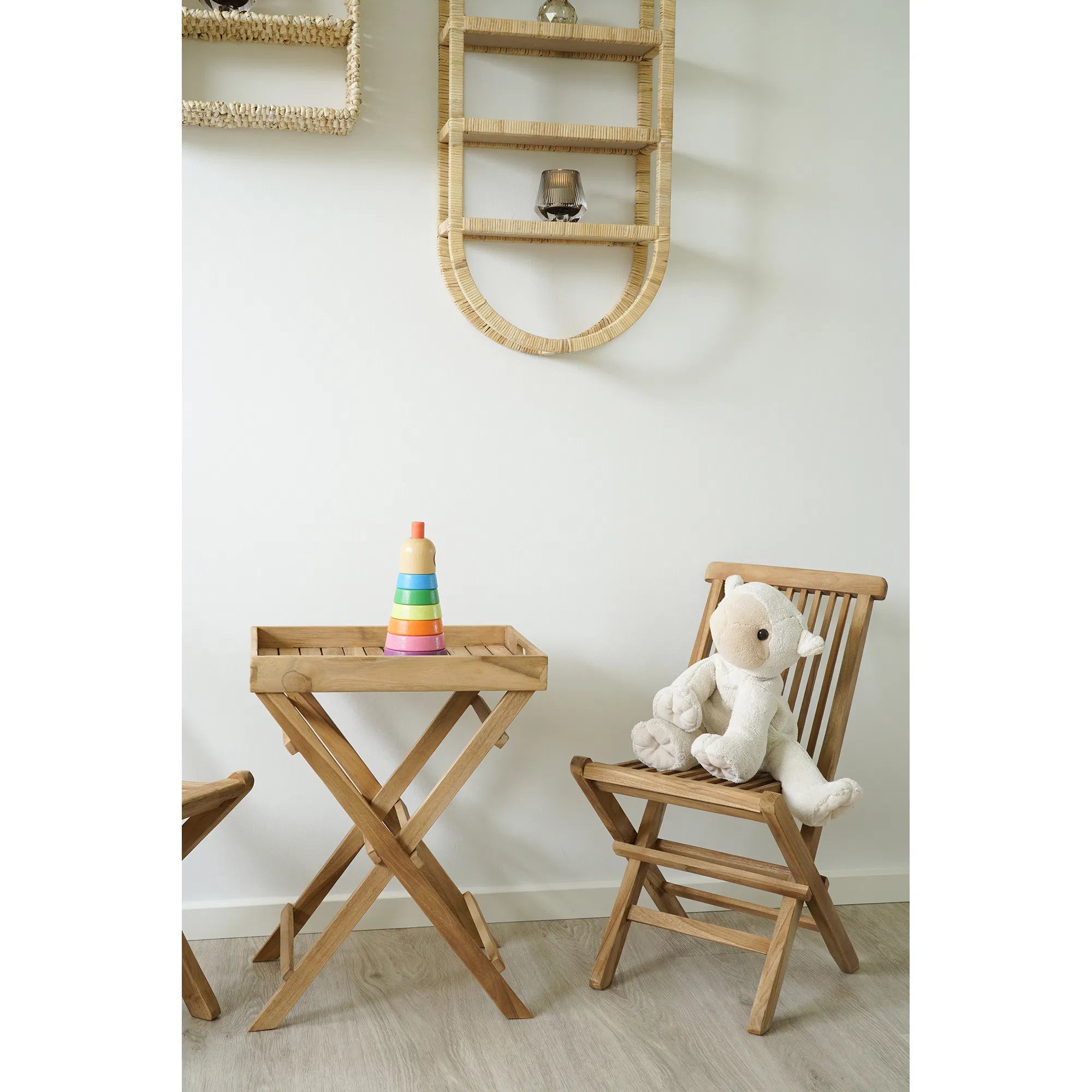 2er Set - Gartenstuhl Voler für Kinder aus Teakholz