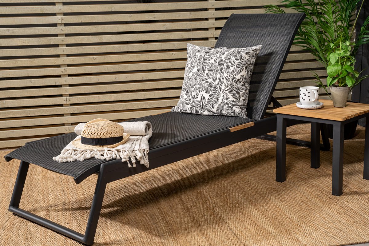 2er Set - Sonnenliege Brasilien aus Textilene und Aluminium