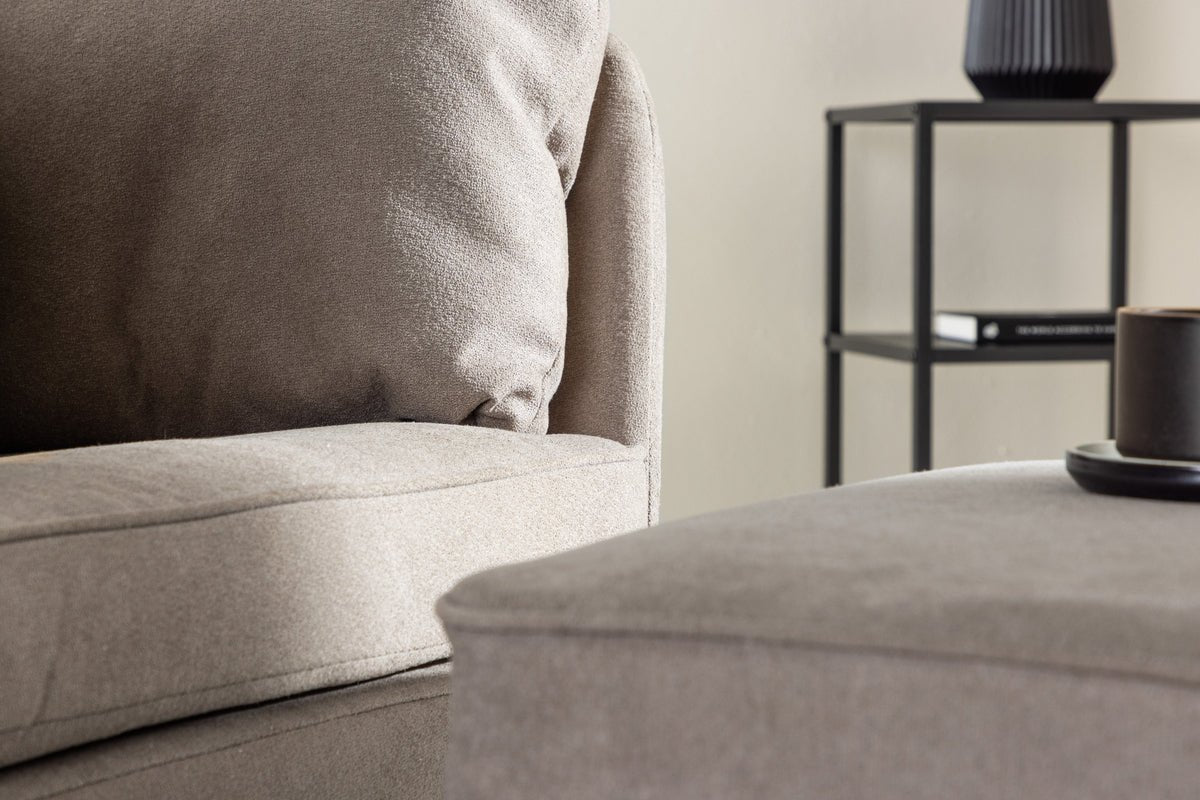 Kreslo Porto - s poťahom z bouclé v sivej