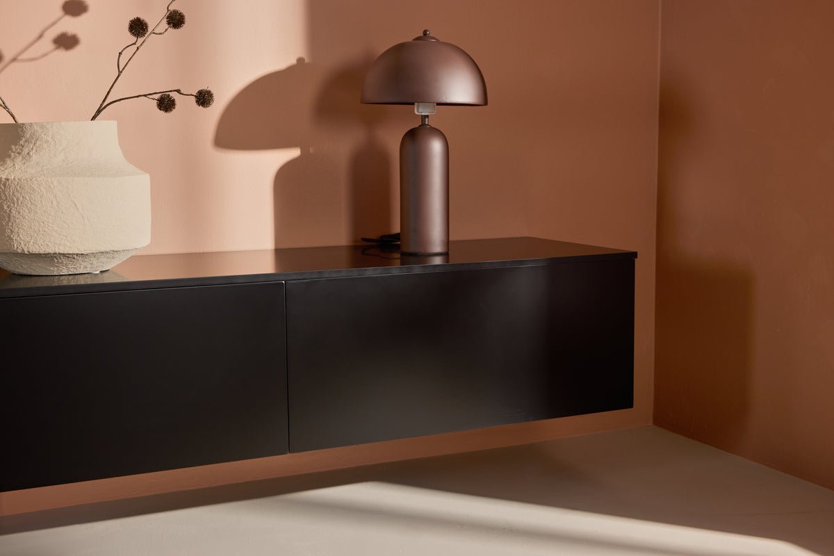 TV-Lowboard Nerio – Puristische Raffinesse in Schwarz