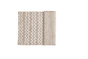 Badematte Sanur - in Weiß-Beige-Kombination aus weicher Baumwolle
