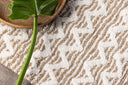 Badematte Sanur - in Weiß-Beige-Kombination aus weicher Baumwolle