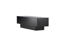 Designer TV-Lowboard Avento – Schwarz, Matt, mit Mittelfuß