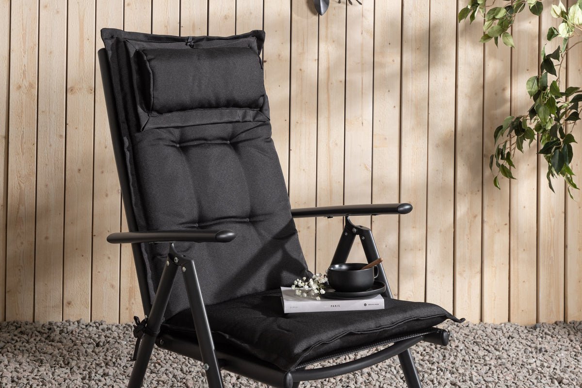 Sada 6 ks - Záhradné vankúše na stoličky Siena z polyesteru v 4 farbách