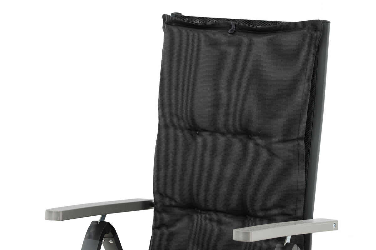 Sada 6 ks - Záhradné vankúše na stoličky Siena z polyesteru v 4 farbách