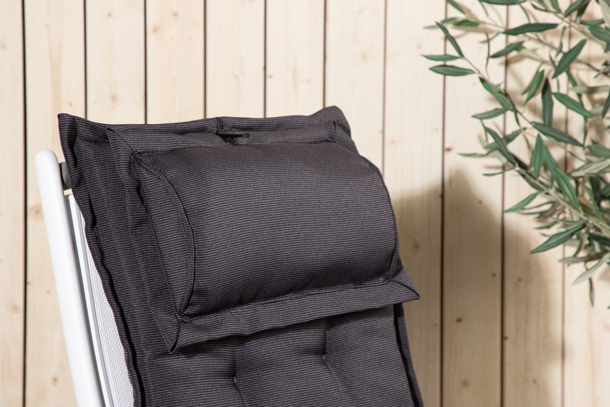 Sada 6 ks - Záhradné vankúše na stoličky Siena z polyesteru v 4 farbách