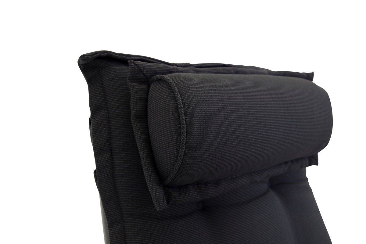 Sada 6 ks - Záhradné vankúše na stoličky Siena z polyesteru v 4 farbách