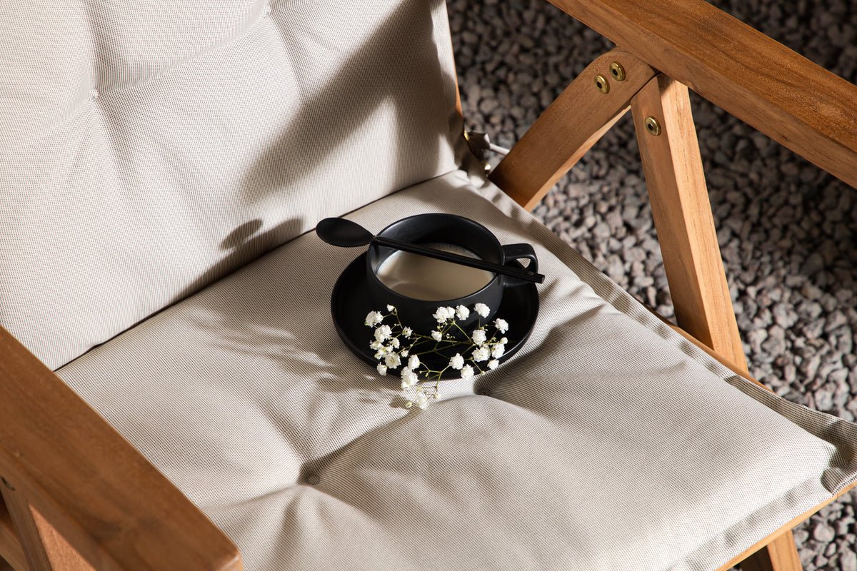 Sada 6 ks - Záhradné vankúše na stoličky Siena z polyesteru v 4 farbách