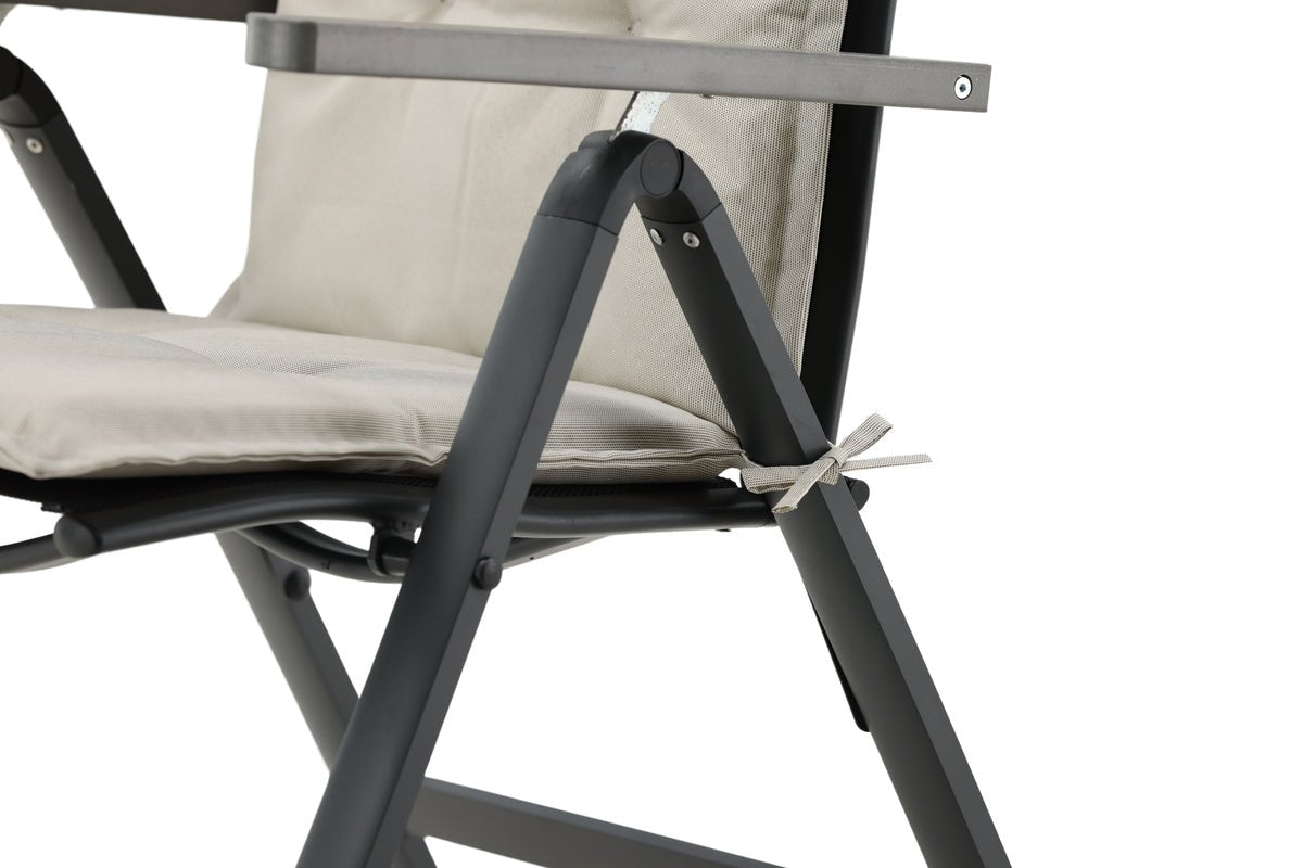 Sada 6 ks - Záhradné vankúše na stoličky Siena z polyesteru v 4 farbách