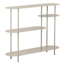 Standregal Osmira – aus Metall in Sandfarbe
