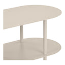 Standregal Osmira – aus Metall in Sandfarbe