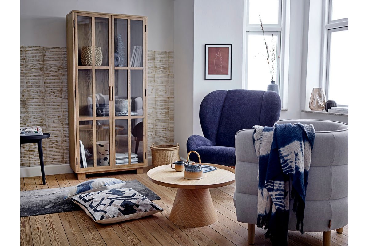 Váza "Nirvana" - hnedá dekoratívna váza zo skla