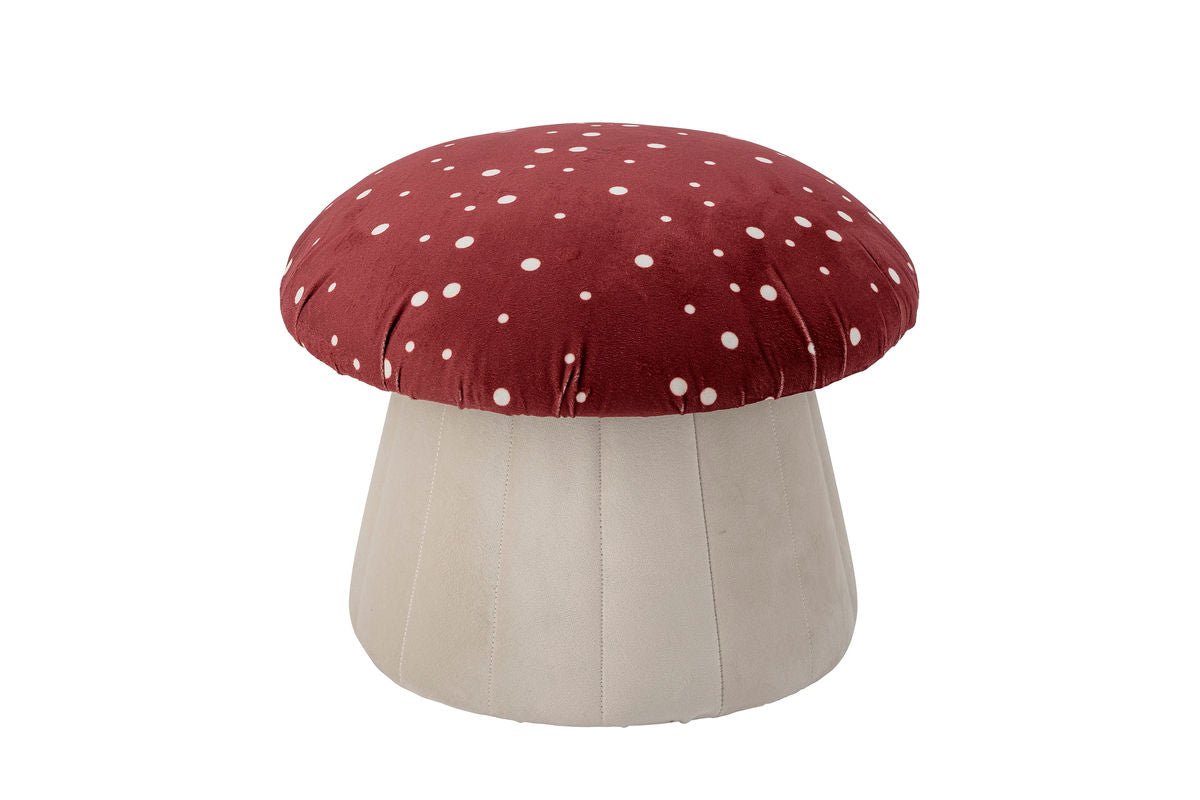 Detská stolička Fernando – Húbková stolička v červeno-bielej farbe do detskej izby