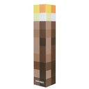 Minecraft LED fakľa s nástenným držiakom – Nabíjateľná a originálny pixelový dizajn