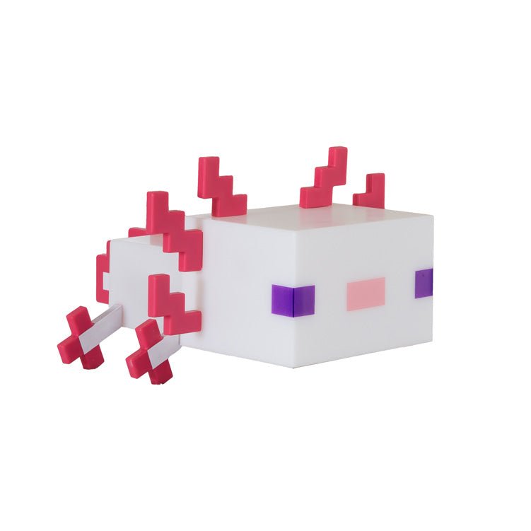 Minecraft LED stolná lampa „Axolotl“ – s batériou a USB-C
