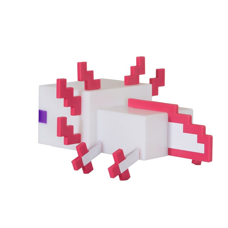 Minecraft LED stolná lampa „Axolotl“ – s batériou a USB-C