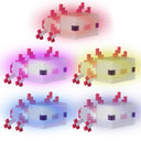 LED stolová lampa Minecraft Axolotl – s akumulátorom a USB-C
