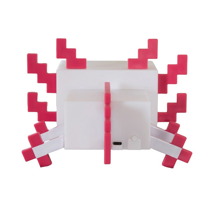 Minecraft LED stolná lampa „Axolotl“ – s batériou a USB-C