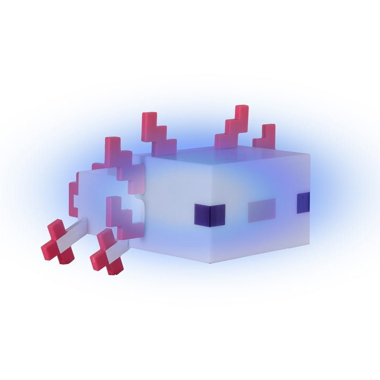 Minecraft LED stolná lampa „Axolotl“ – s batériou a USB-C