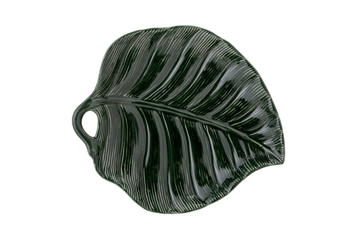 Tanier Riva – vyrobený z kameniny – s listovou štruktúrou