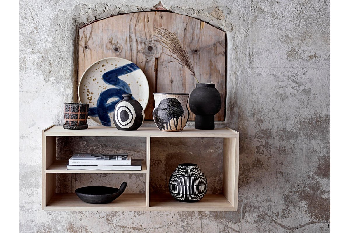 Dekoratívny kvetináč Arosa – Ručne vyrobený dizajn v Czarny