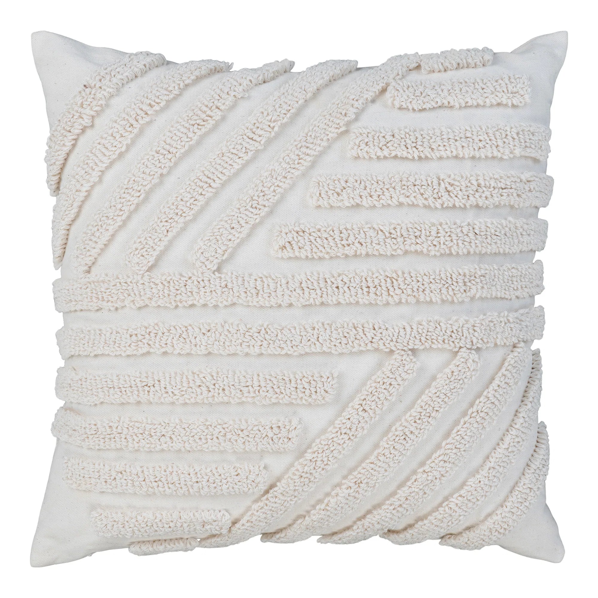 Zierkissen Milea 3D Struktur Beige 45x45 cm