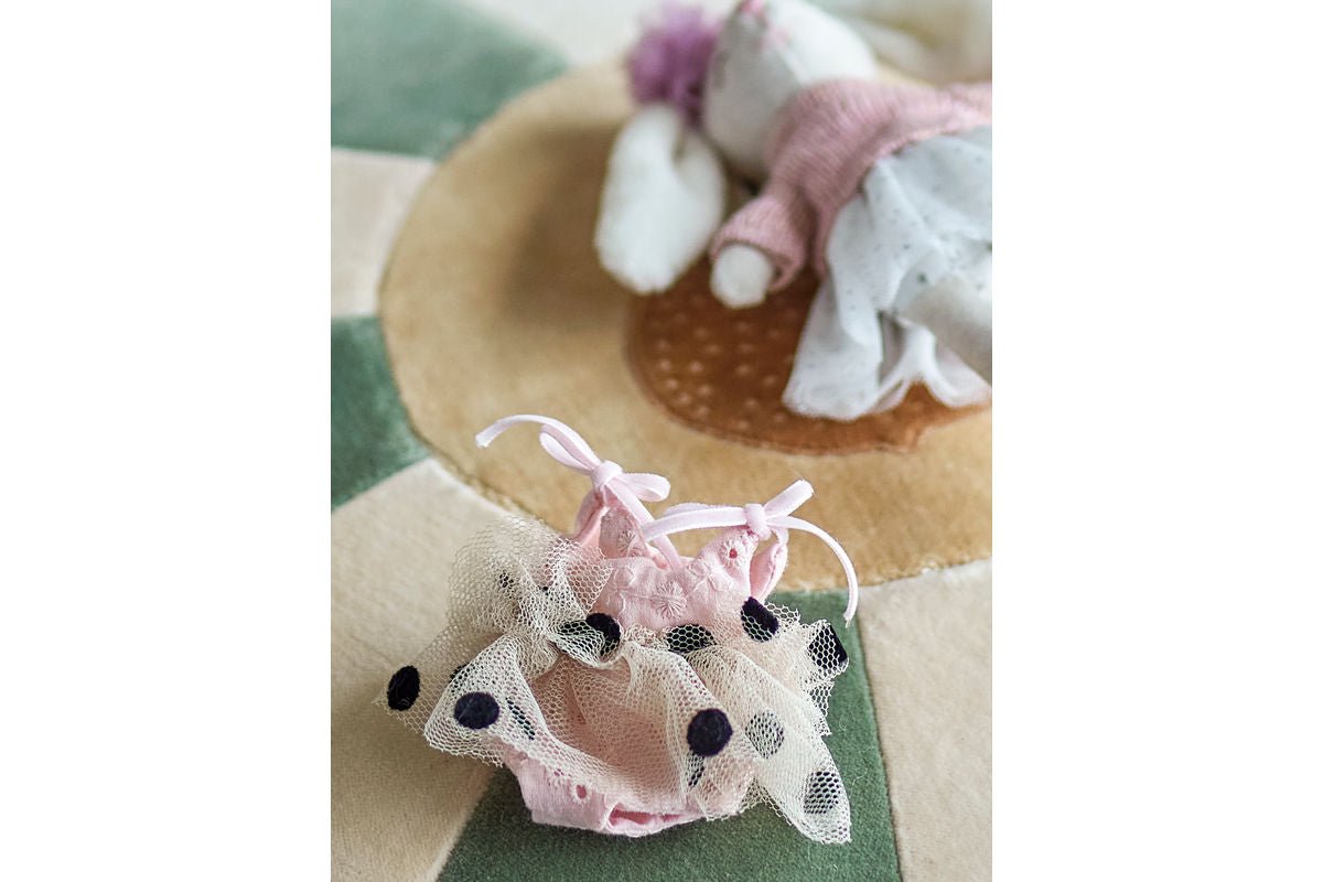 Textilná bábika „Luna“ s taškou – Farebná herná súprava z polyesteru